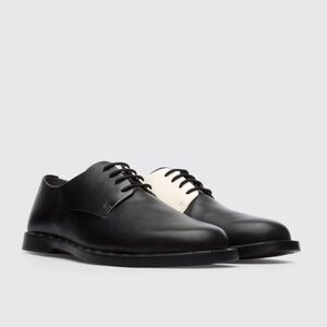 Camper Two-Tone Black and White Oxfords